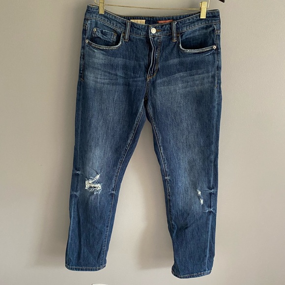 NWOT Anthropologie pilcro Slim Boyfriend Crop - Picture 2 of 4
